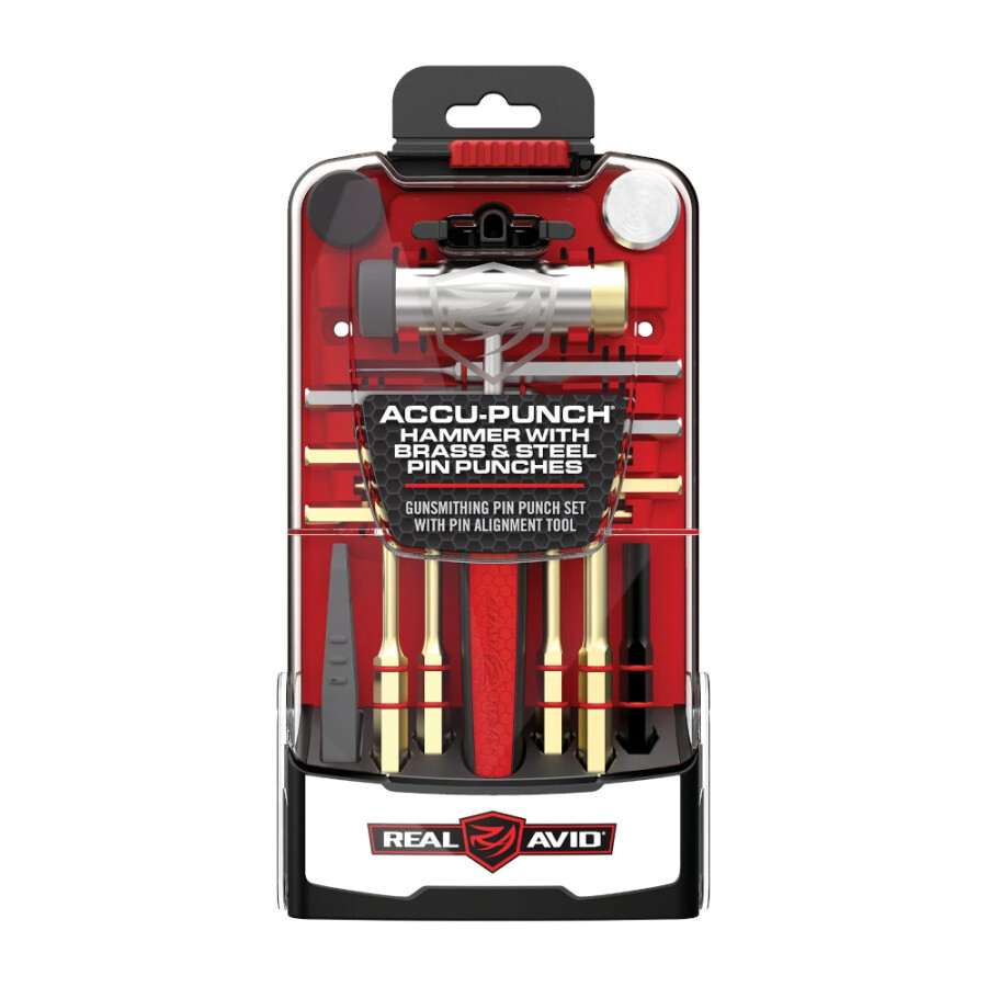 real-avid-accu-punch-hammer-pin-punch-1 Real Avid Accu-Punch Hammer & Pin Punch Set - Brass - Afbeelding 1