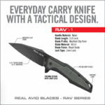 Real Avid Folding Knife RAV-1, 4Cr14 - Afbeelding 2